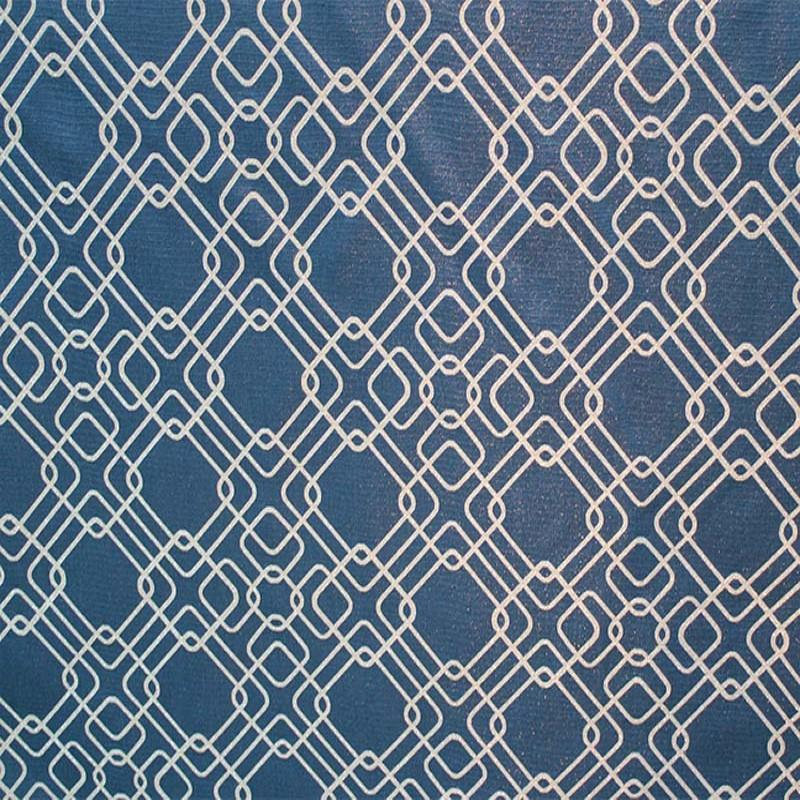 Rigel Fabric | Metallic Modern Square Print Fabric | Drapery & Curtain Fabric, Apple