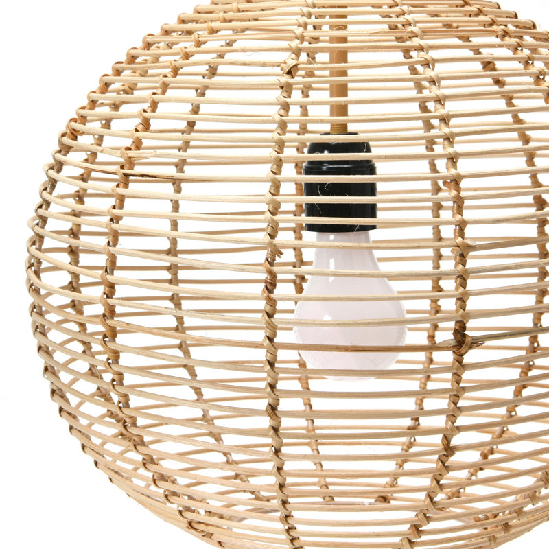 Modern Boho Hand Woven Rattan Ceiling Light