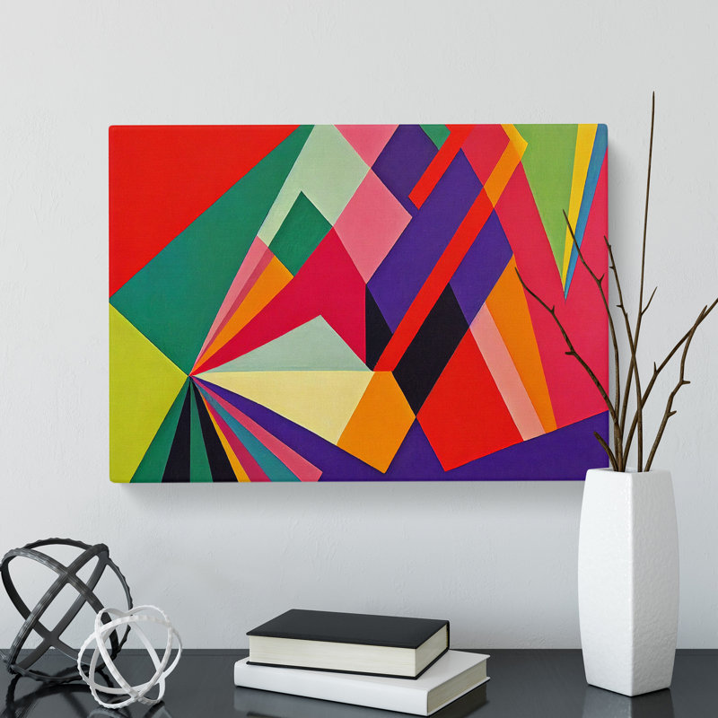 Suprematism Art Abstract Vol.4 - Wrapped Canvas