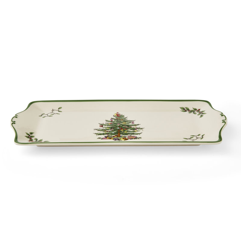 Spode, Christmas Tree - Sandwhich Tray