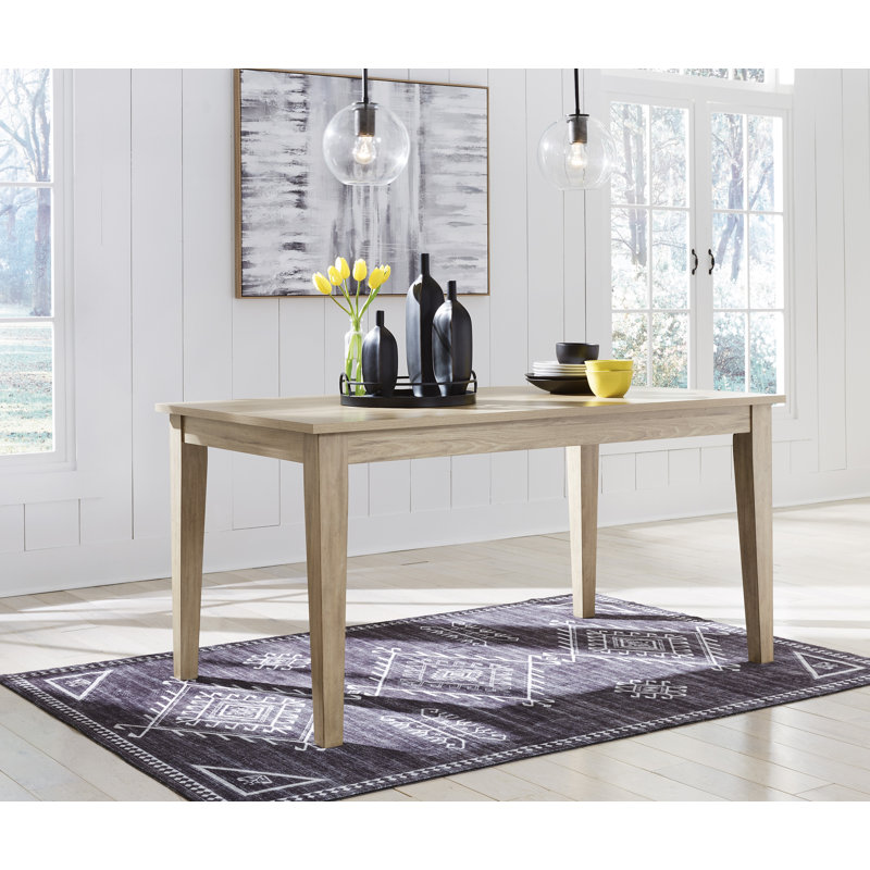 Gennavieve Solid Wood Base Dining Table