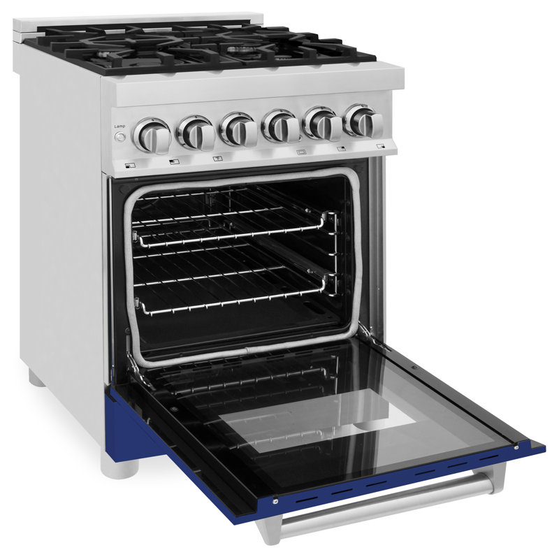 ZLINE 24 po 2,8 pieds cubes Pi. Cuisinière Legacy Dual, Bleu brillant