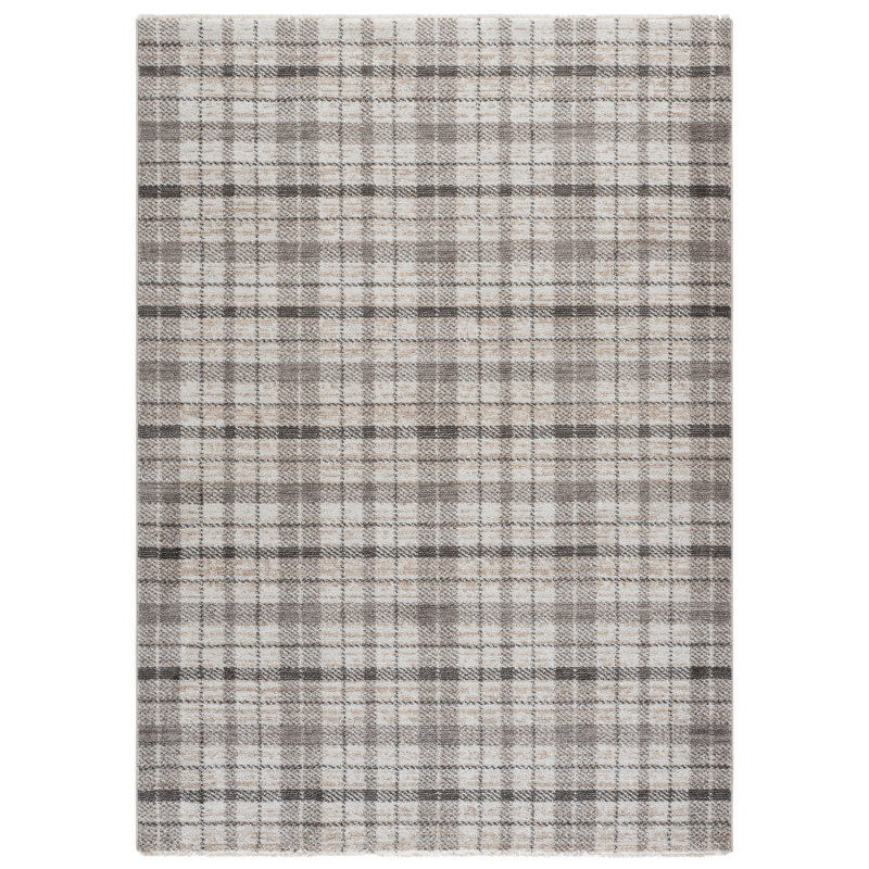 Oxford Plaids 300 Performance Plaid Rug, Square 6'7"
