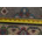 Gray Geometric Kazak Runner Rug