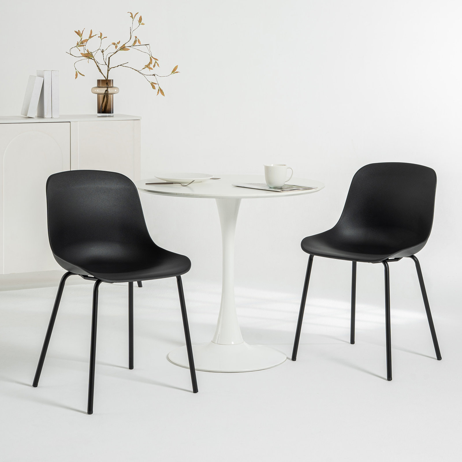 Meli Dining Chair, Black