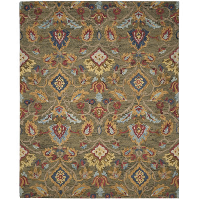 Tansy Wool Floral Indoor Rug