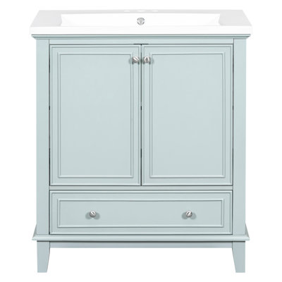 Meuble-lavabo 30 po avec lavabo en céramique