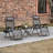 Outsunny Zero Gravity Chair Set With Side Table
