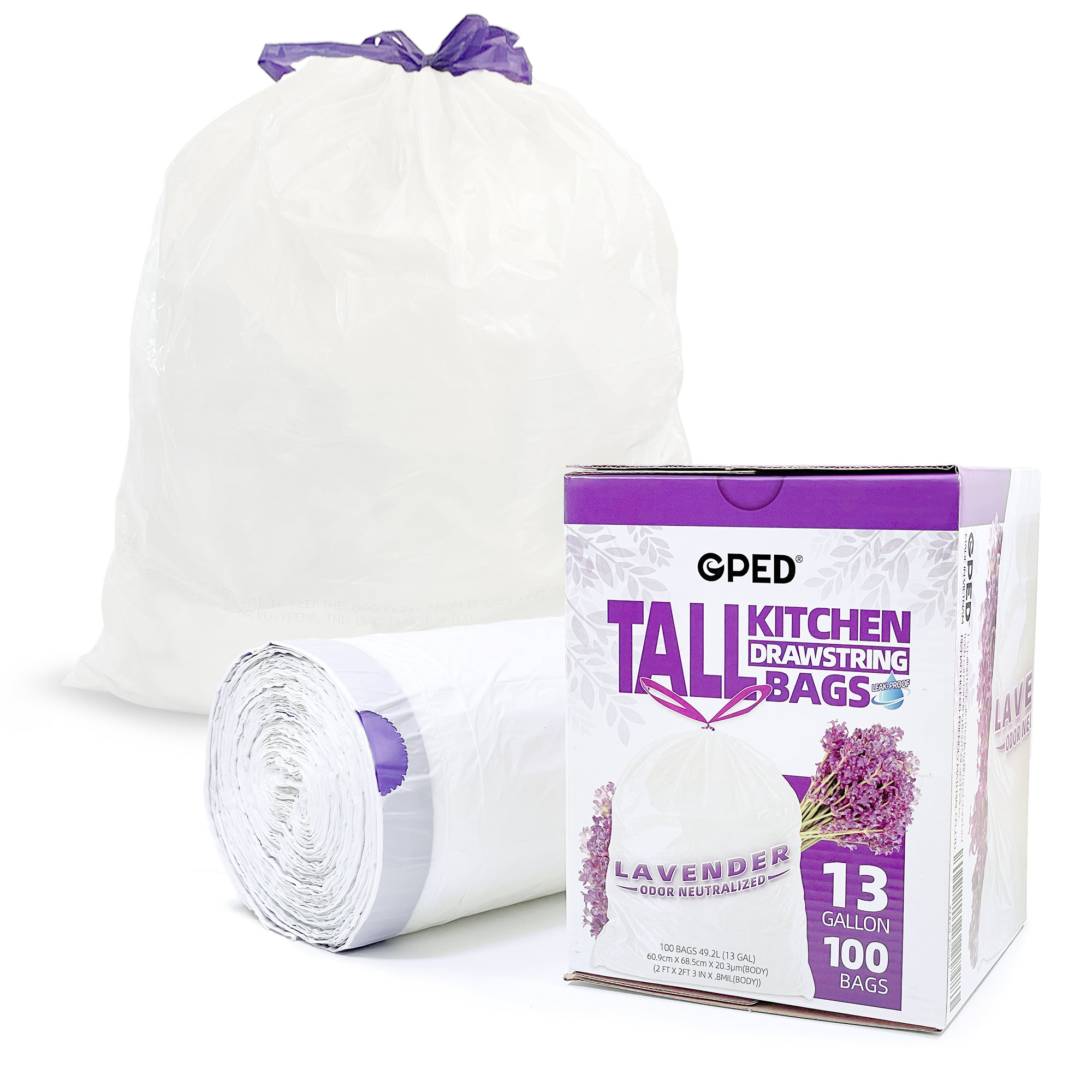 13-Gal. Trash Bags, 200 Count (Set of 2) 8 Net Inc.