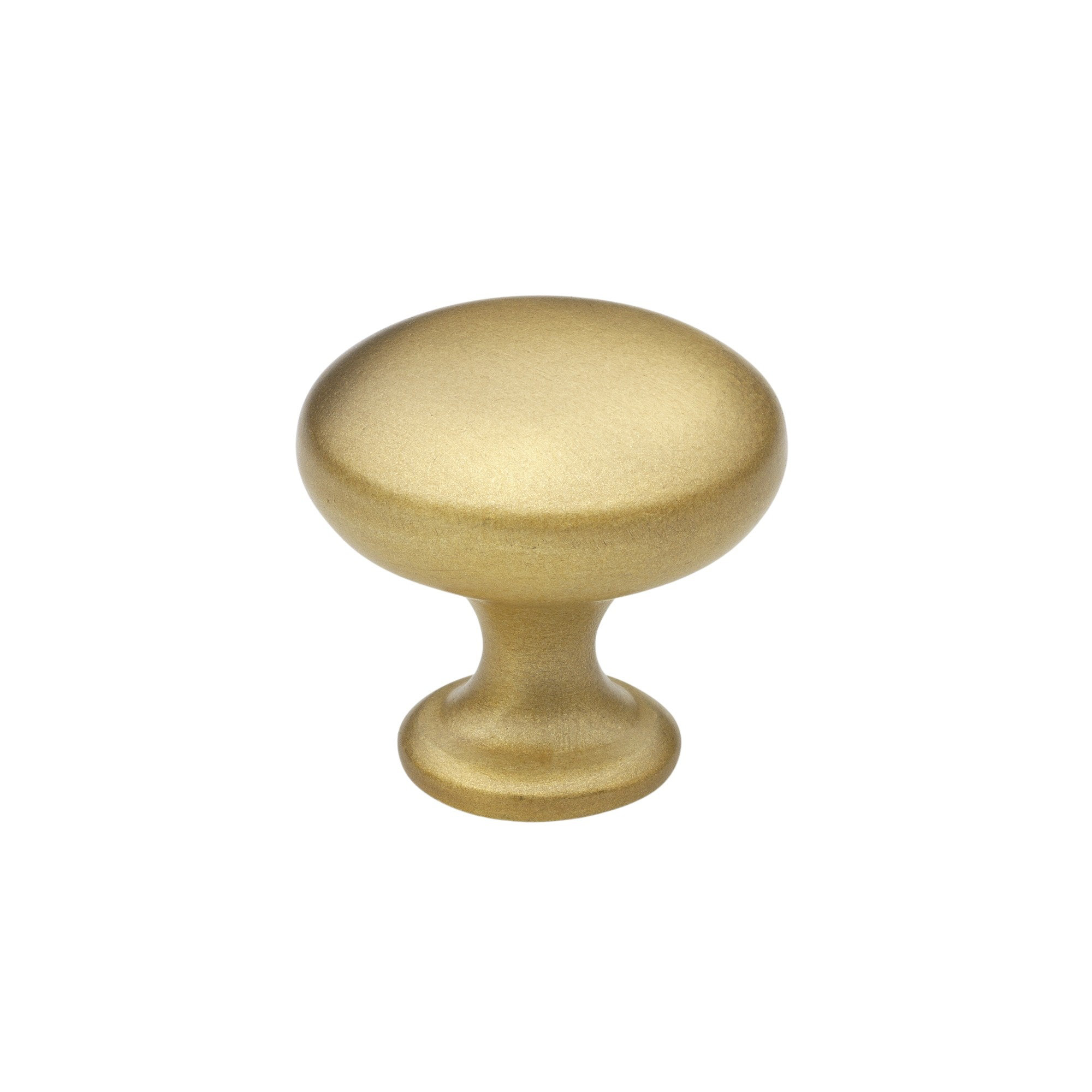 Mushroom Knob, Satin Gold
