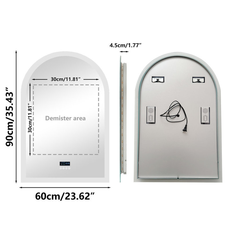 Arch Led Mirror with Blutooth
