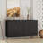 Sideboard, Black Modern Fluted Credenza with Adjustable Shelves &amp; Large Storage | MDF##