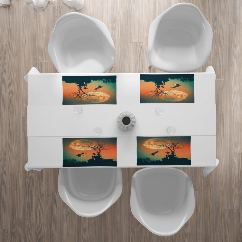 Polyester Abstract Rectangle Placemat