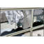 Table de chevet Glam Silver Finish
