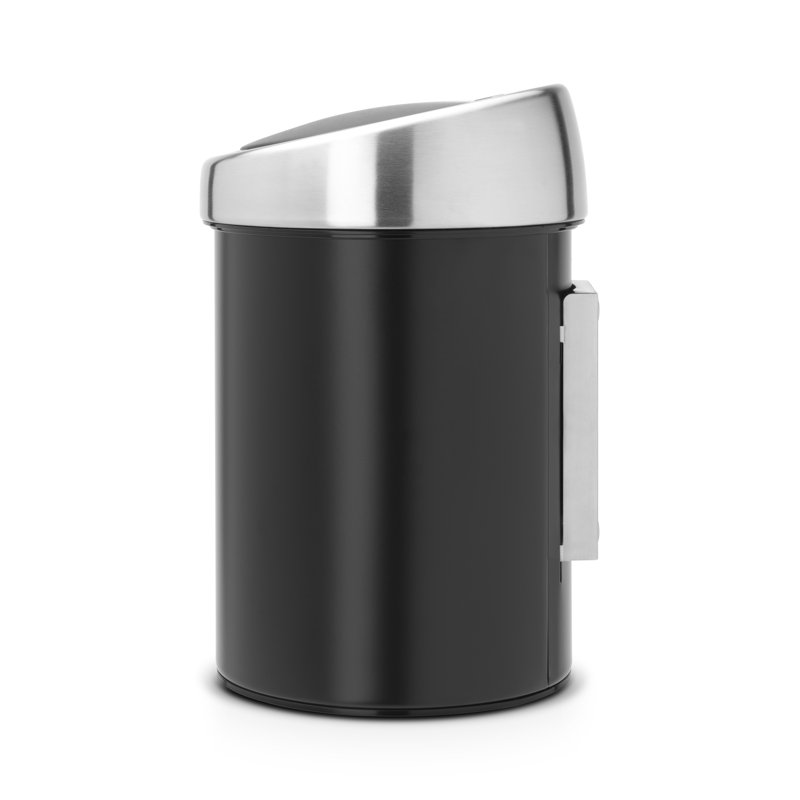 Brabantia 3 Litre Touch Bin, Matt Black