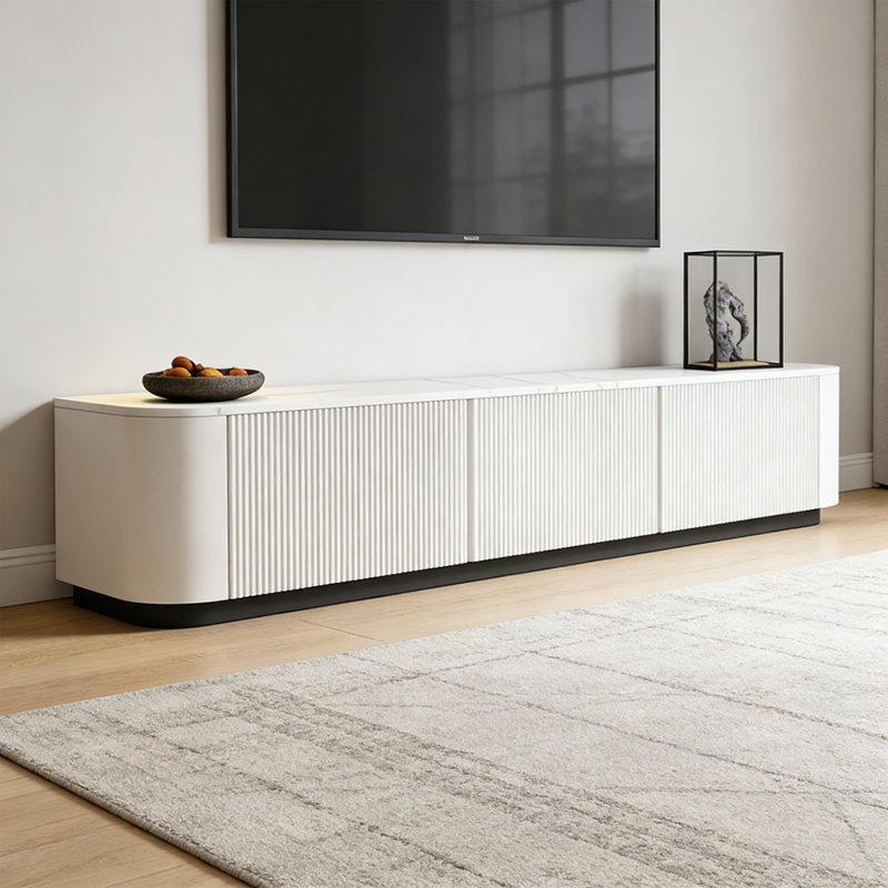 Meuble télé moderne et minimaliste, 16.53"H x 70.86"L x 15.74"W