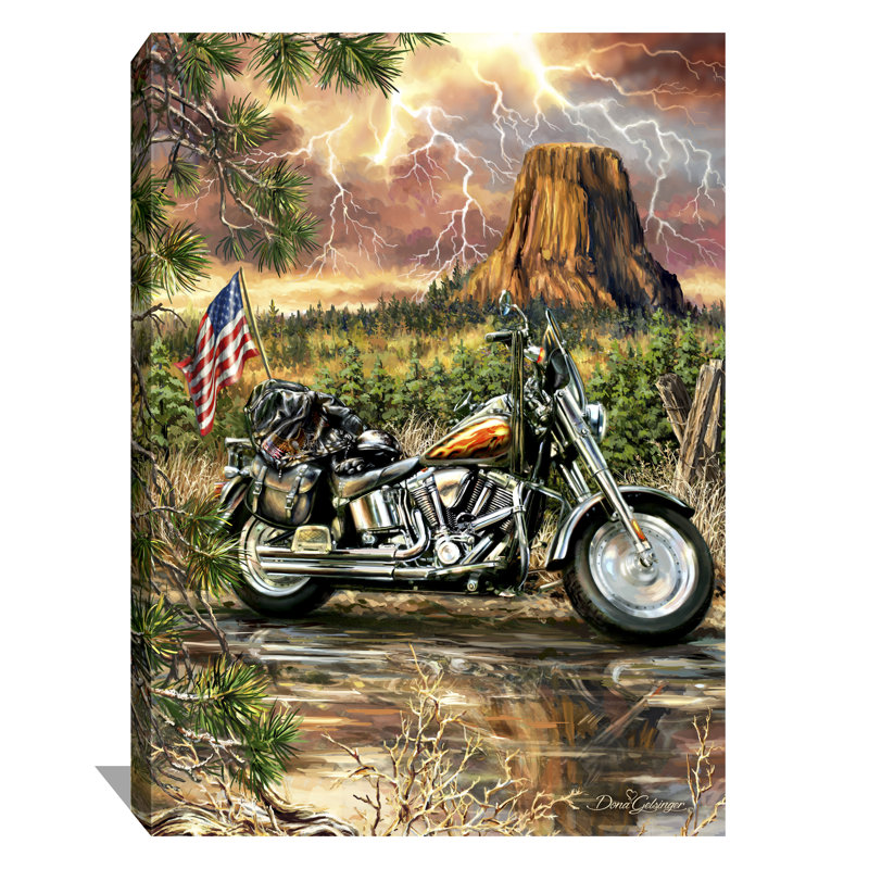 Art mural sur toile The Open Road, H 24 po x l 18 po x p 1 po