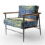 Chaise d'appoint rembourrée Blue Bonnets Sunset-1655280095