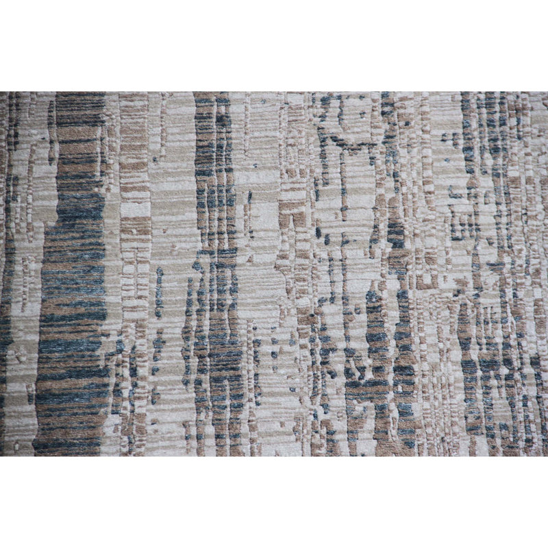 Area Rug in Beige/Blue/Brown, Rectangle 10' x 14'