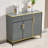 Gray Aluminum Shoe Storage