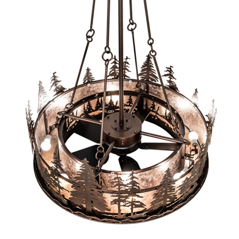 Tall Pines Downrod Ceiling Fan
