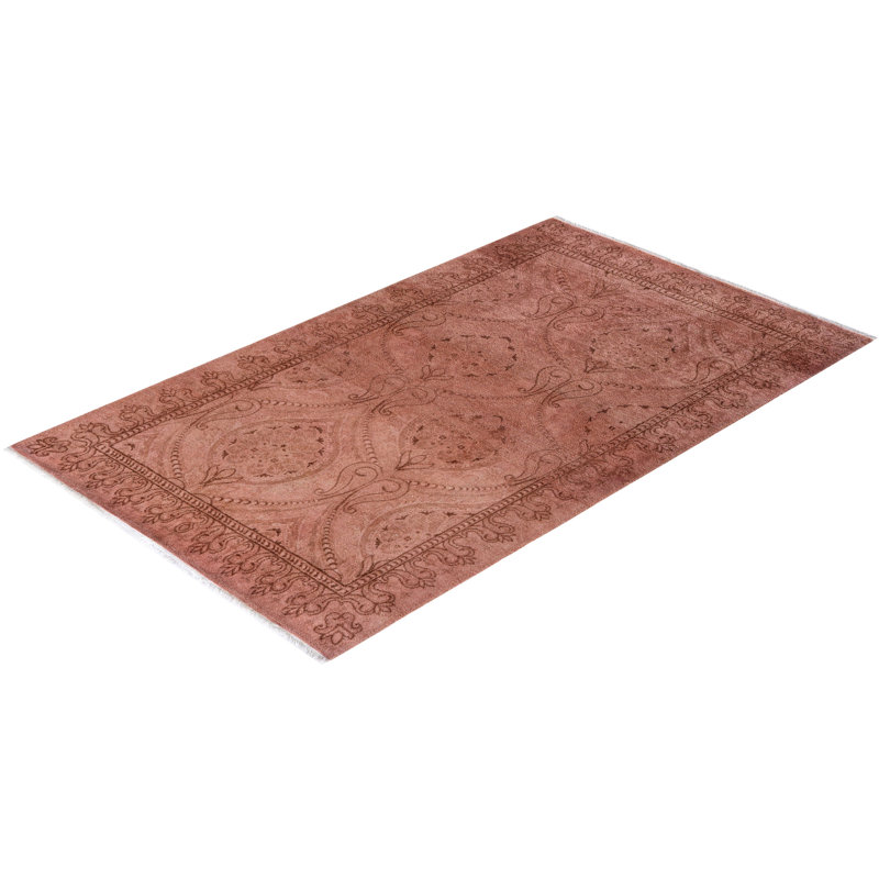 Fine Vibrance One-of-a-Kind 3' 1" X 5' 1" Hand Knotted Area Rug