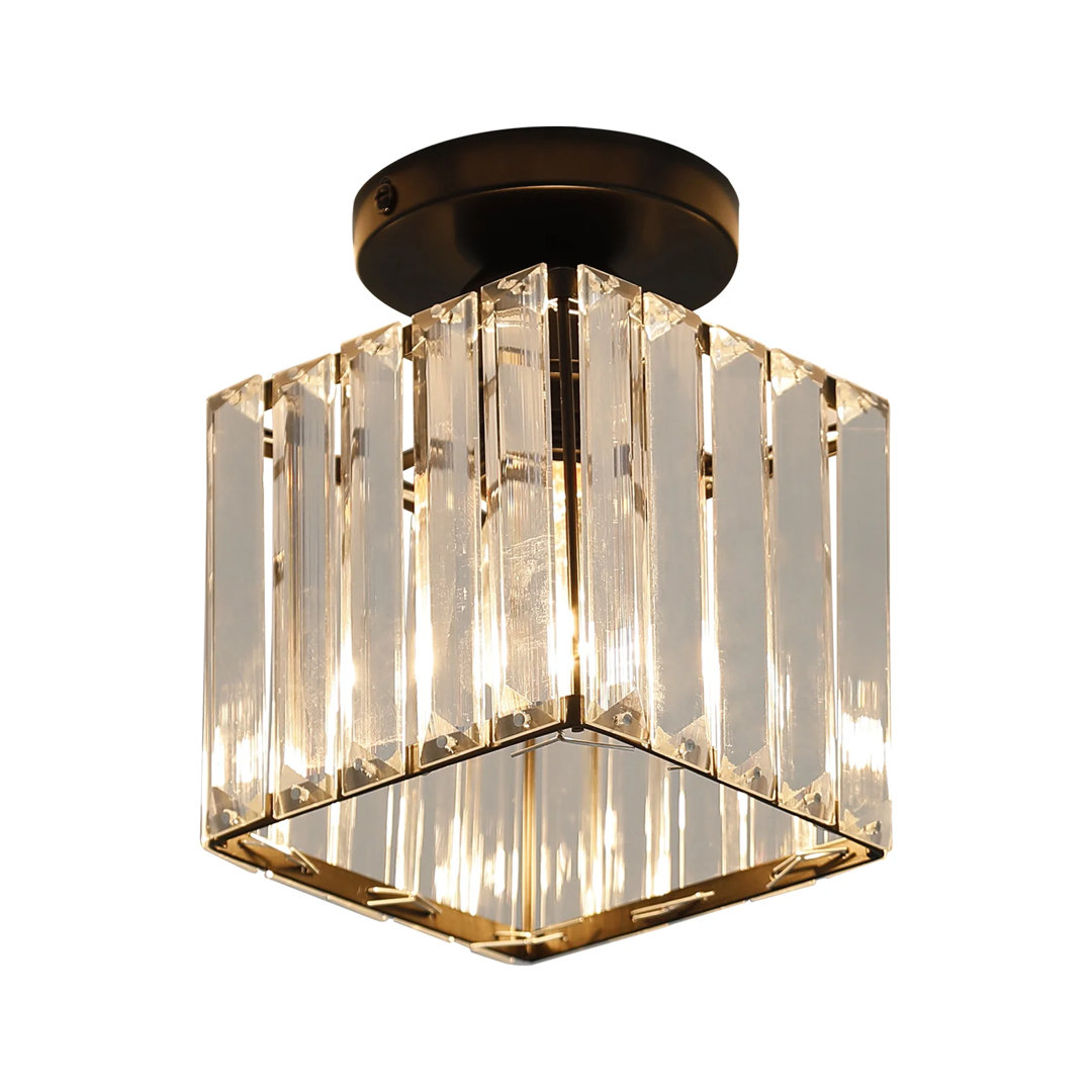 DELIPOP Rectangular Modern 17CM Crystal Flush Mount