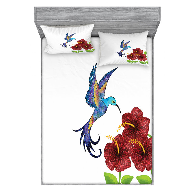 Microfiber Sheet Set, Full Sheet Set with Fitted Sheet
