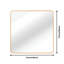 Miroir carré mural en métal pour salle de bain.-442817670-442817688-442817694