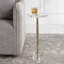 Groove Glass End Table
