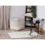 Letian 40cm Wide Square Striped Pouf Ottoman