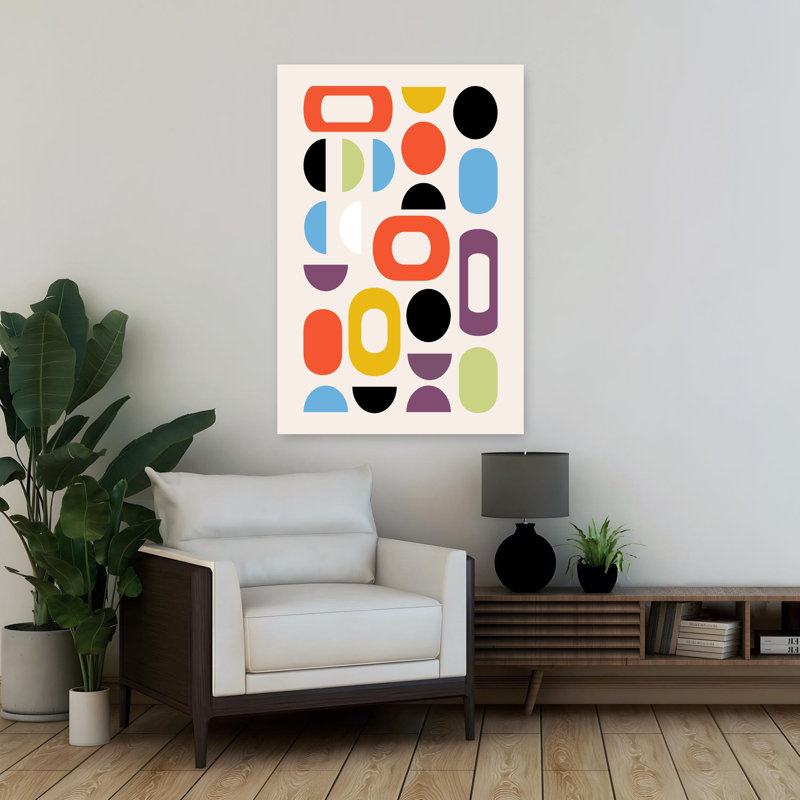 Art contemporain, art contemporain abstrait, H 36 po x l 24 po
