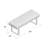 Darcie Faux Leather Upholstered Bench-602898849-656572549