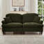 Confortable avec un design Mid-Century, un coussin incurvé et des volants amovibles pour la décoration intérieure, des accoudoirs évasés confortables, des dossiers en forme de fleur, de petites jupes détachables-1109202927