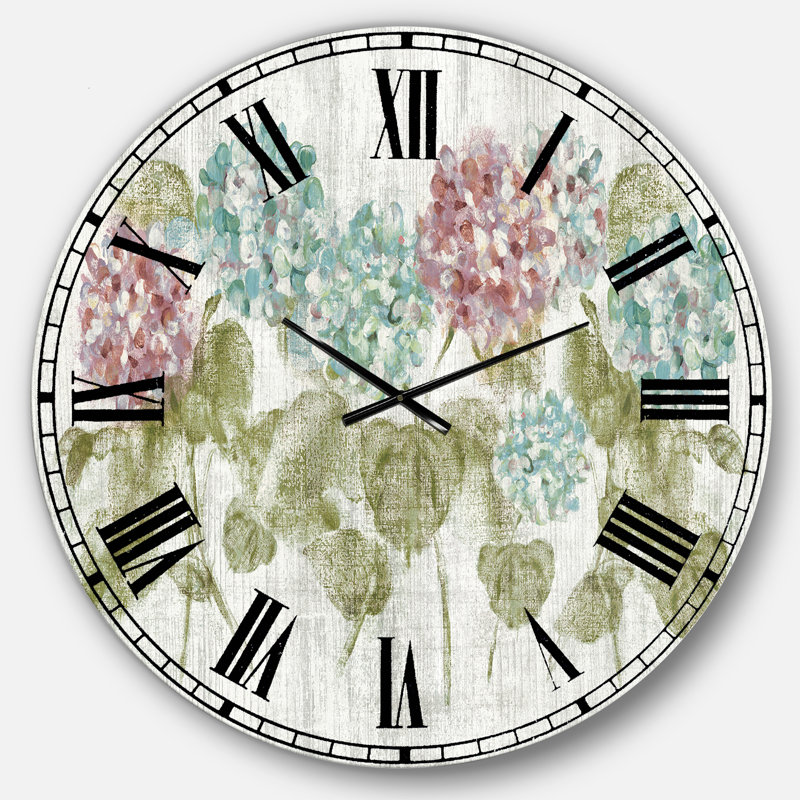 Horloges murales rouges et bleues, Grand