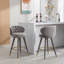 Tabouret de comptoir pivotant rembourré 28 po Celestia-1864097120