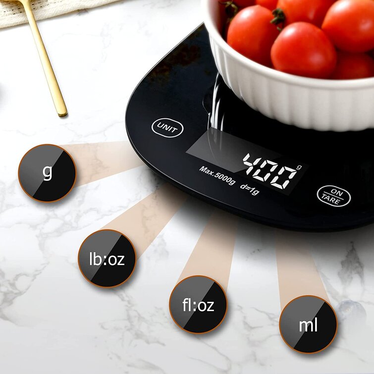 Digital Kitchen Scale, Portable Food Scale With Removable Tray, Small Scale  With Tare Function, Gram And Ounce Scale For Cooking, Meal Prep, Coffee,  Jewelry, Kitchen Weighing Scale