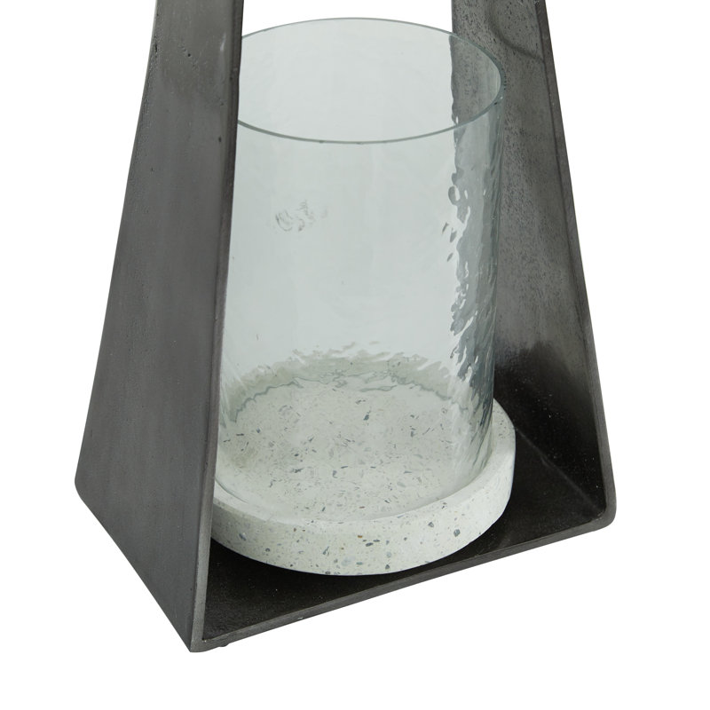 14.3'' H Tabletop Lantern, 17.5" H x 8" W x 5.25" D