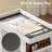 2-in-1 Multi-Functional Game Table with Removable Top, Cup Holders and Storage-112648061