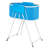 Foldable Dog Bathtub Elevated Light Blue Bathing Station For Small & Medium Pets