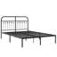 Vidaxl Bed Frame with Metal Headboard-101310396-101310387