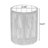 Outdoor Rattan Rope & Acacia Wood Side Table - Weather-Resistant Patio Furniture For Garden And Balcony - Grey/Natural Iron | Gift Idea-1323764839