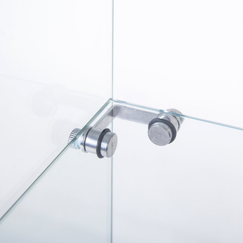 Armoire en verre blanche à 3 tablettes, une porte - Vitrine décorative moderne pour vos trésors