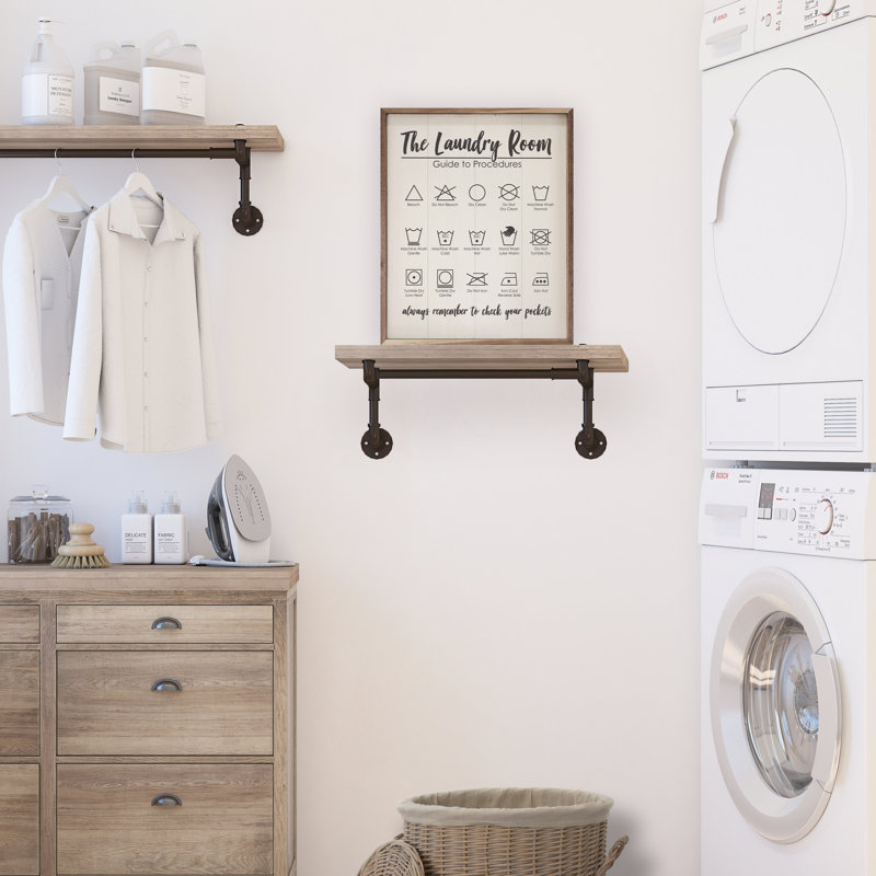 Laundry Room Procedures, H 40 po x l 32 po