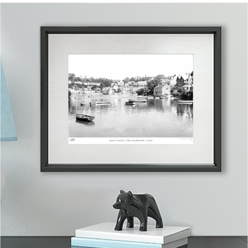 Noss Mayo, The Harbour C1960 by Francis Frith - Single Picture Frame Print, 40cm H x 50cm W x 2.3cm D