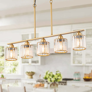 Cylinder Kitchen Island Pendant Lighting You'll Love in 2024 - Wayfair