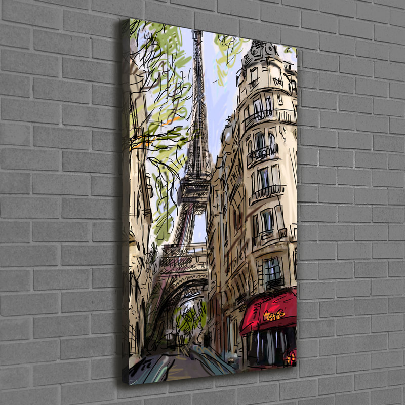 Eiffel Tower Paris - Wrapped Canvas Print