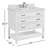 Pamula 36" Single Bathroom Vanity Set with Marble Top-2082994462