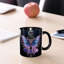 Moth Coffee Mug for Women Ceramic Tea Cup with Handle 11oz
