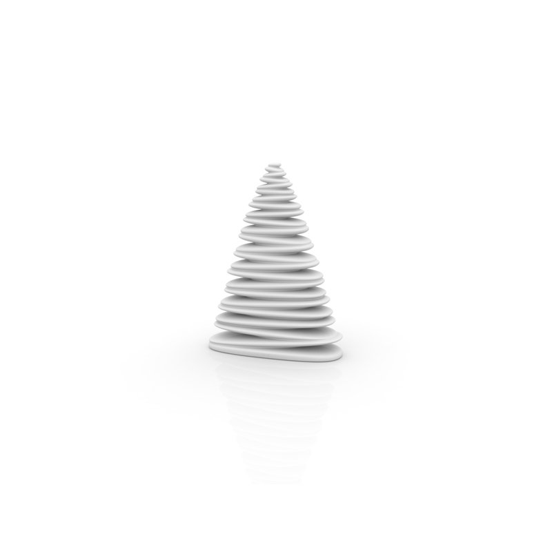 Chrismy Matte Ice White Plug-In LED Outdoor Table Lamp